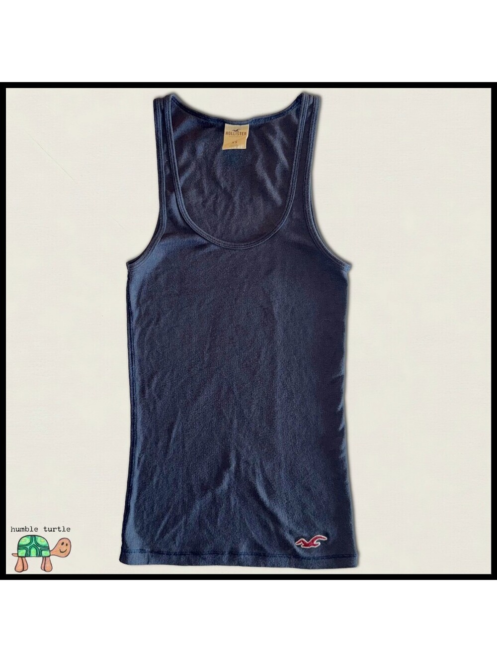 Hollister Navy Blue Women's Tank Top | Size XS | EUC